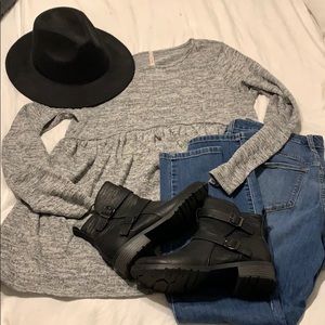 Gray tunic